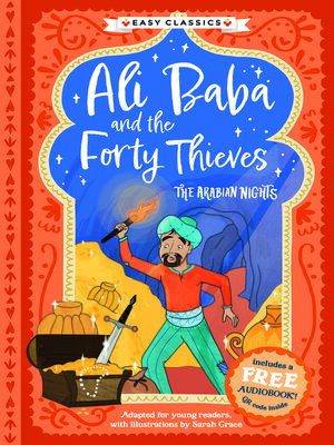 cover image of Ali Baba and the Forty Thieves (lättläst)